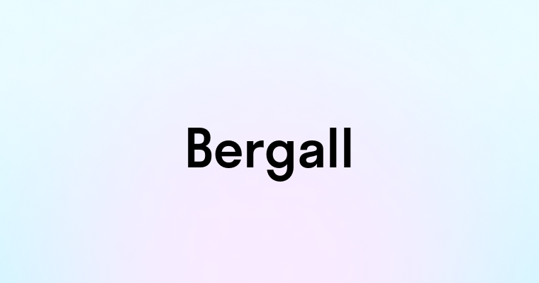 Bergall