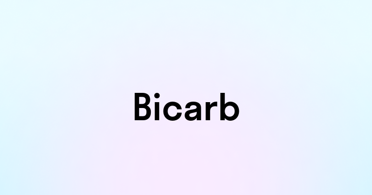 Bicarb