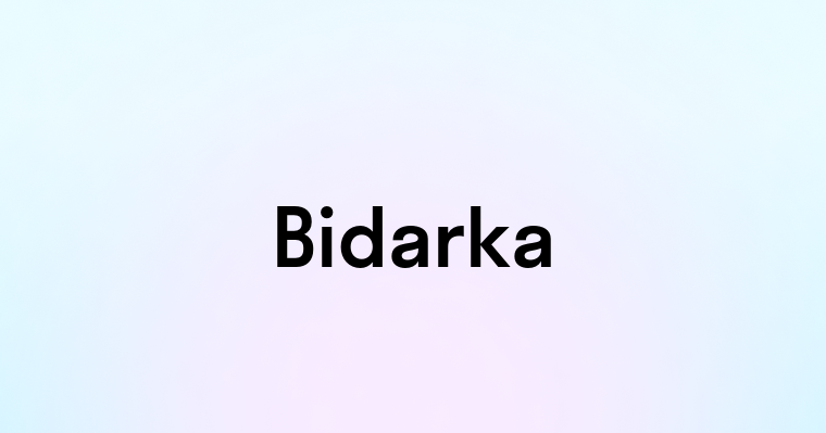 Bidarka