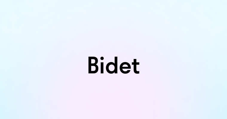 Bidet