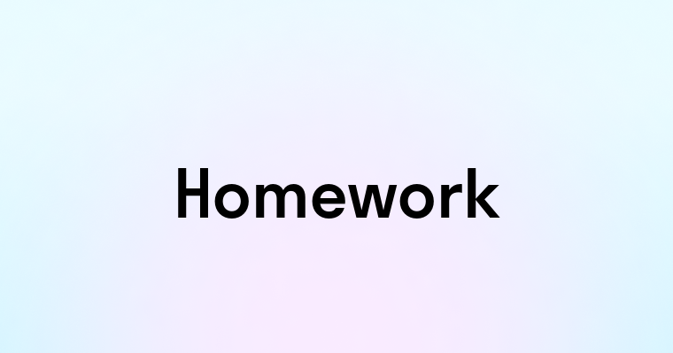 Homework