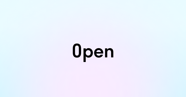 Open