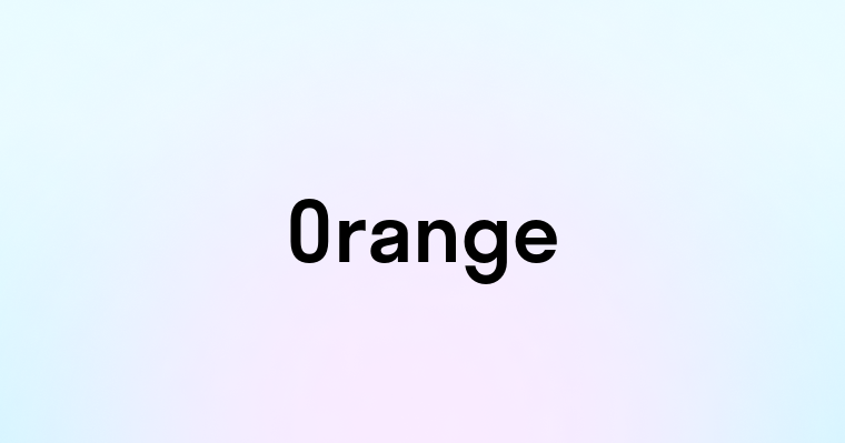 Orange