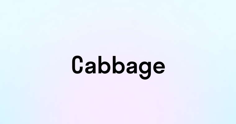 Cabbage