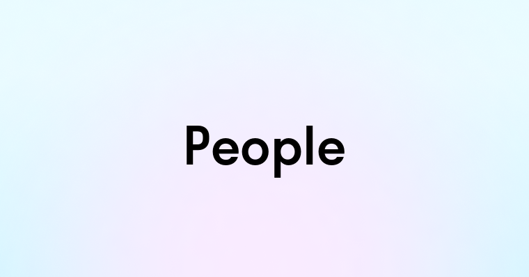 People