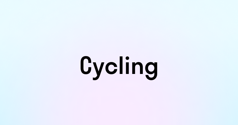 Cycling