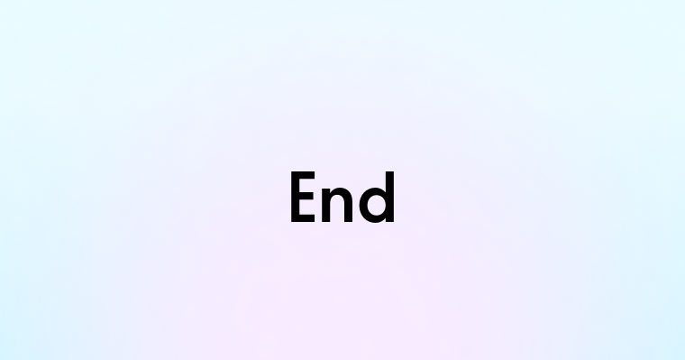 End