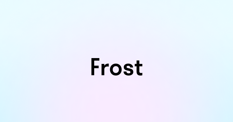 Frost