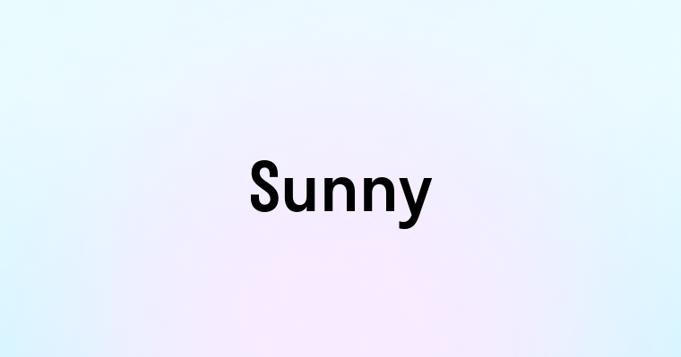 Sunny