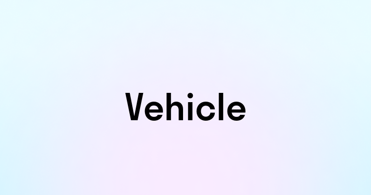 Vehicle