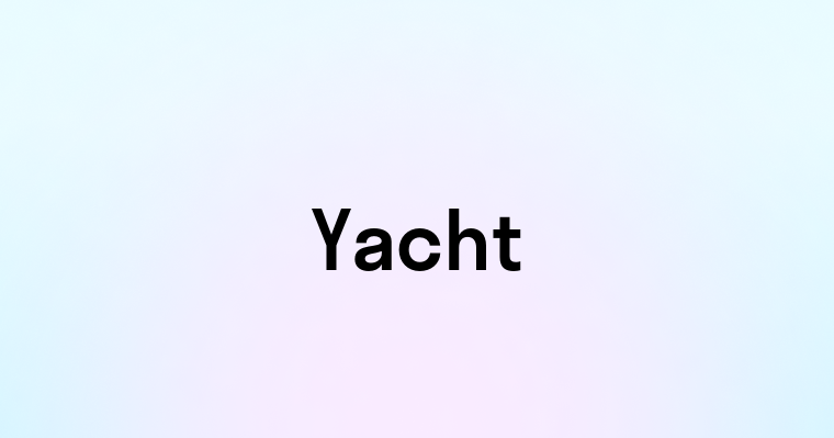 Yacht