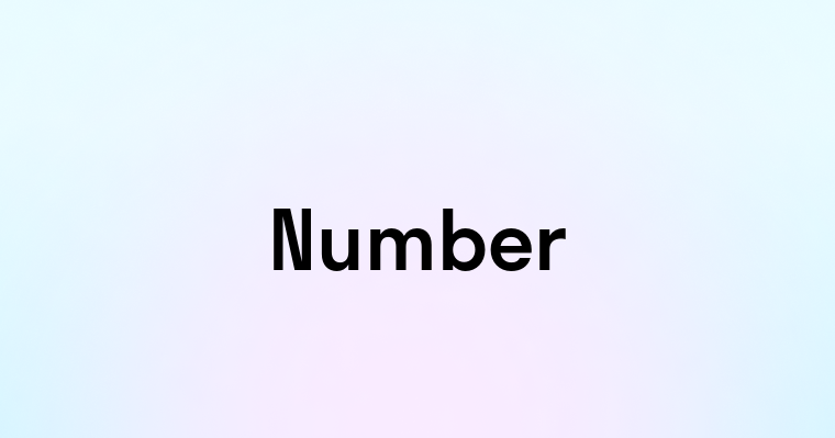 Number