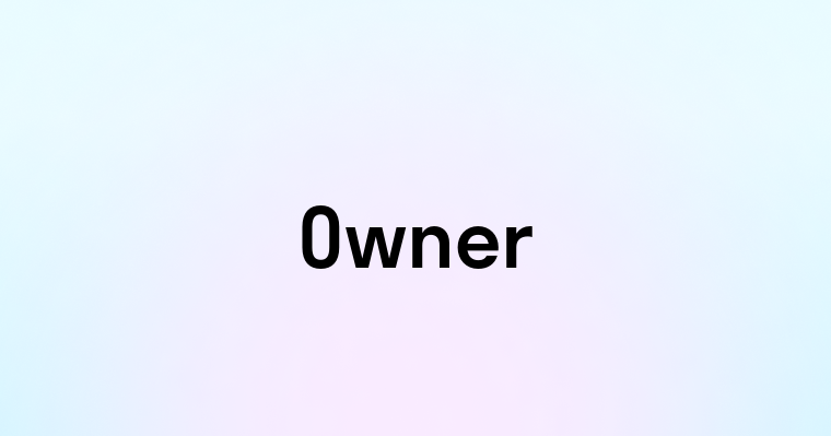 Owner