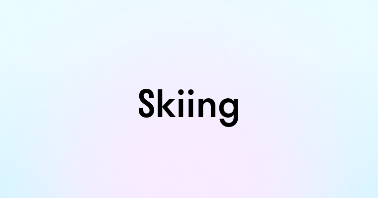 Skiing