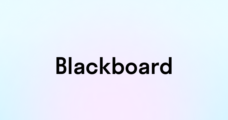 Blackboard