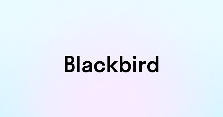 Blackbird