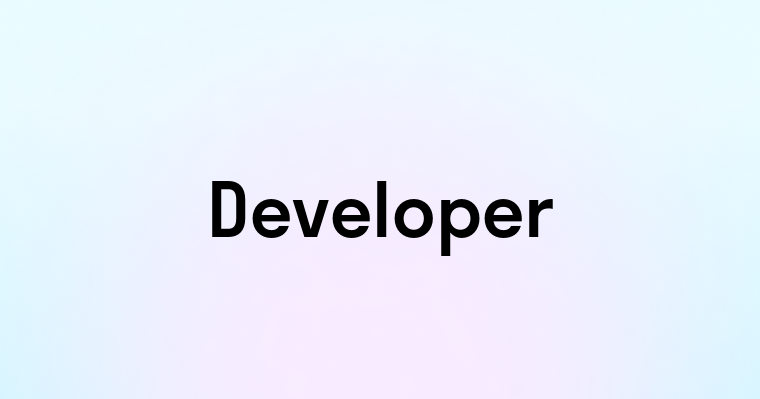 Developer