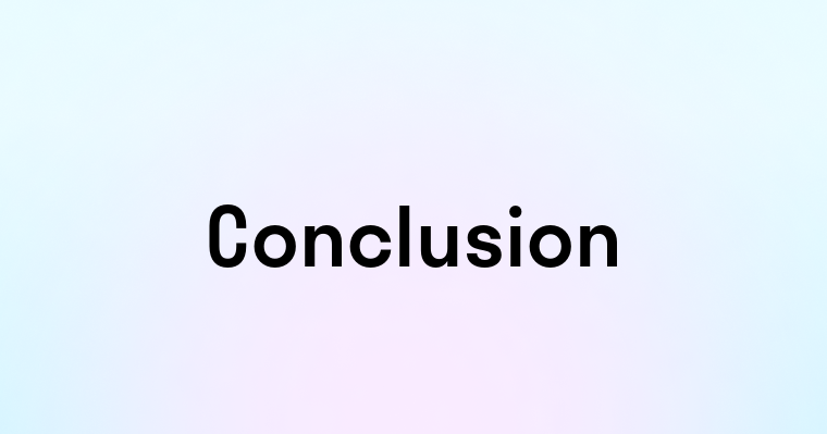 Conclusion