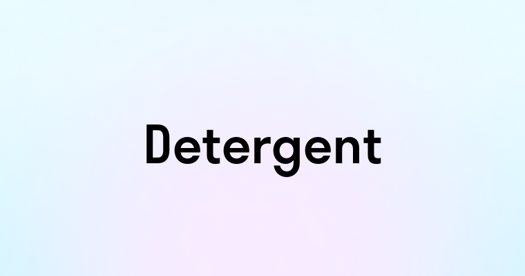 Detergent