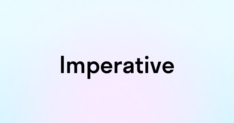 Imperative