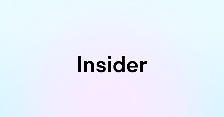 Insider