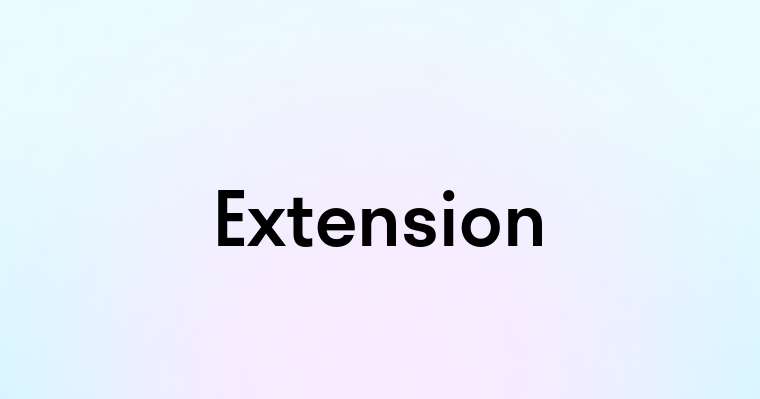 Extension