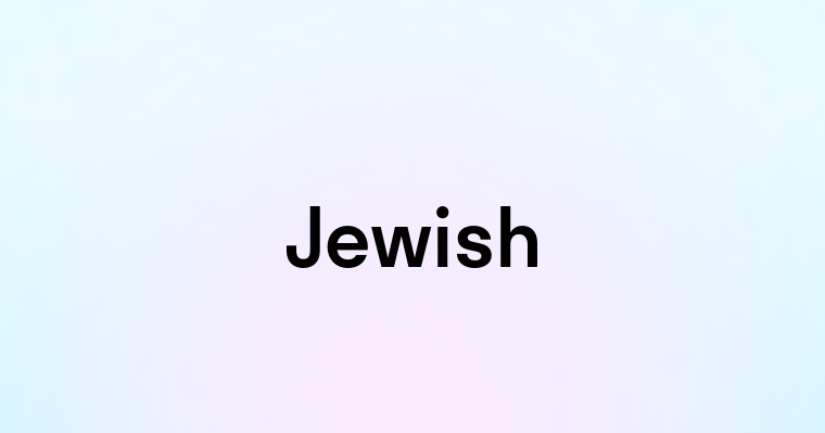 Jewish