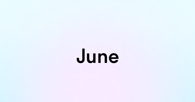 June