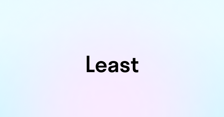 Least