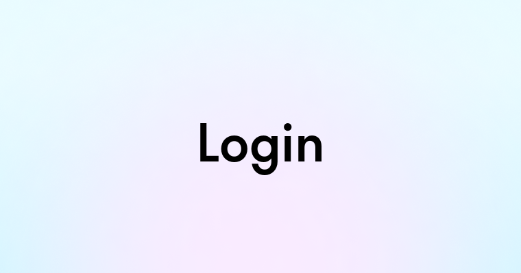 Login