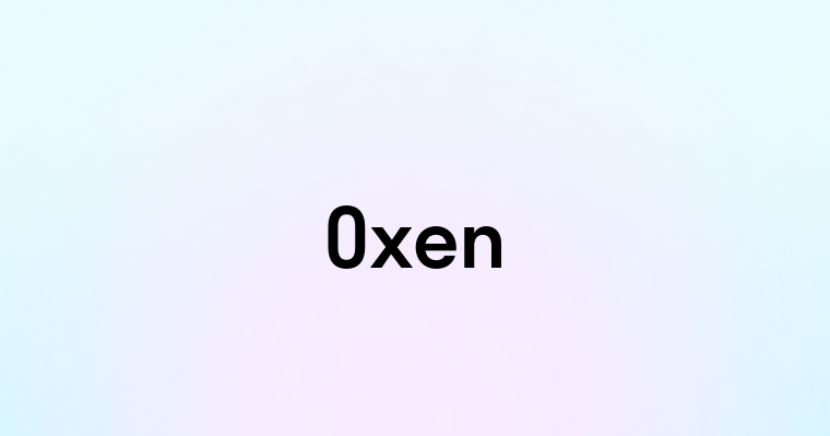 Oxen