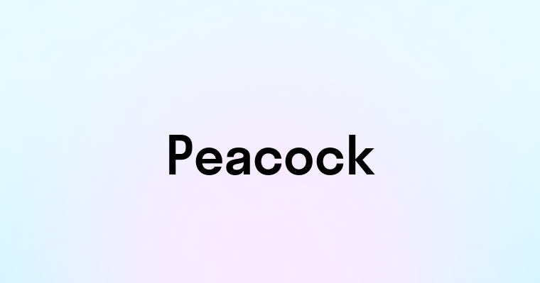 Peacock