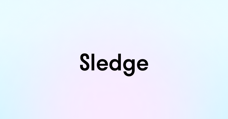 Sledge