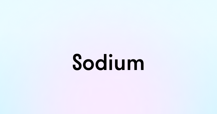 Sodium