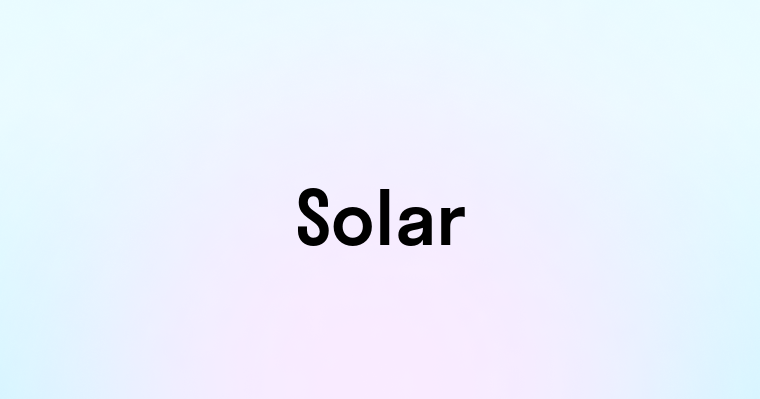 Solar