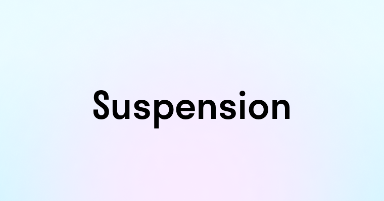 Suspension