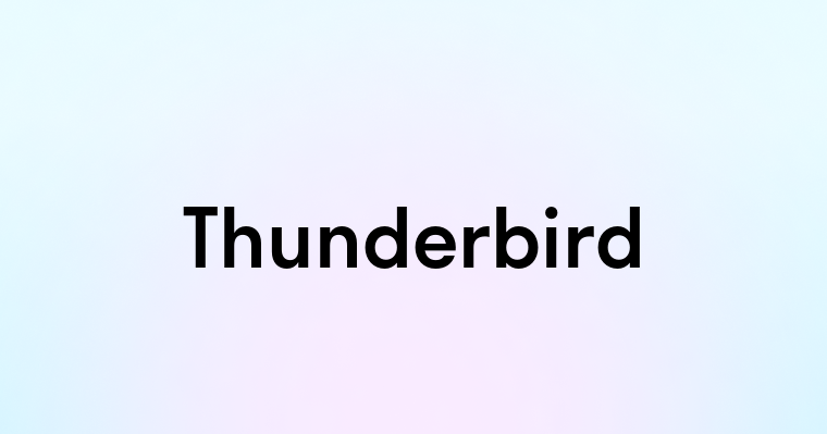 Thunderbird