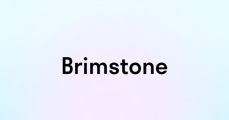 Brimstone