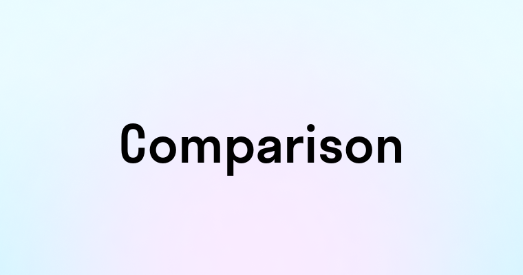 Comparison