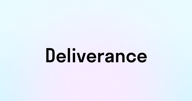 Deliverance