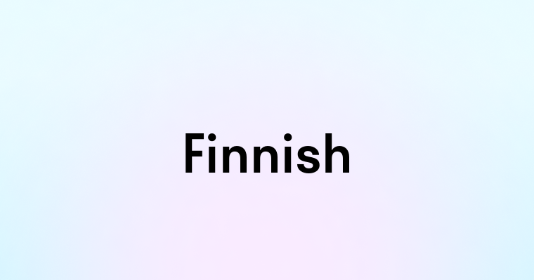 Finnish