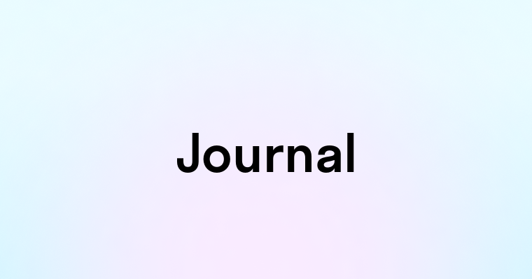 Journal