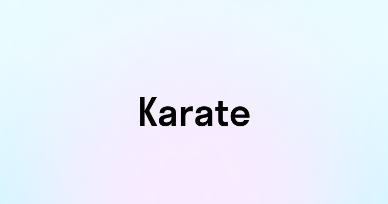 Karate