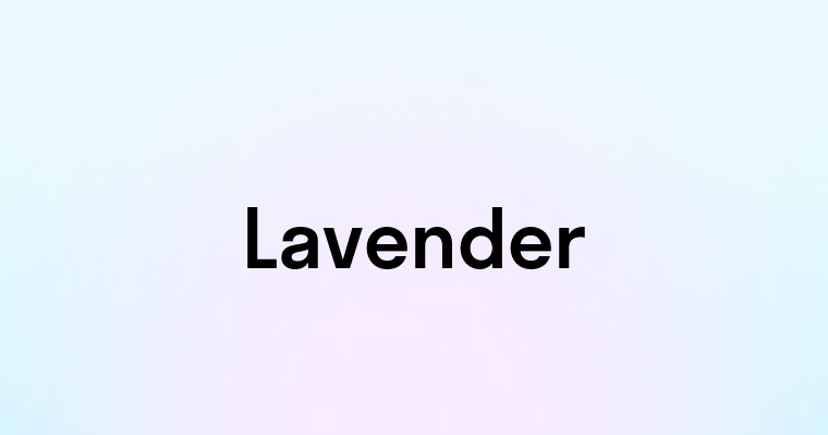 Lavender