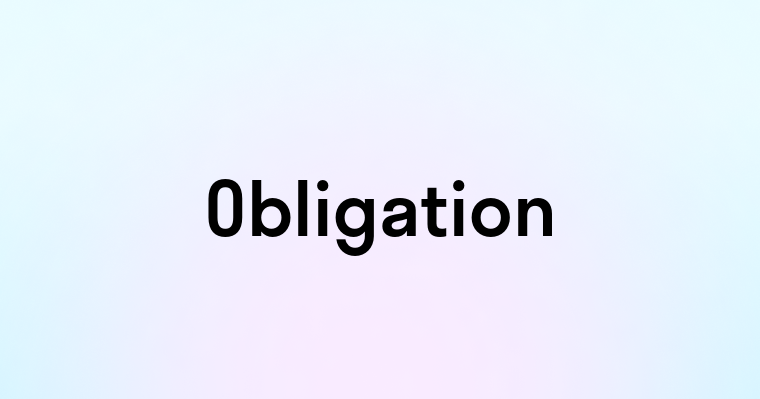 Obligation