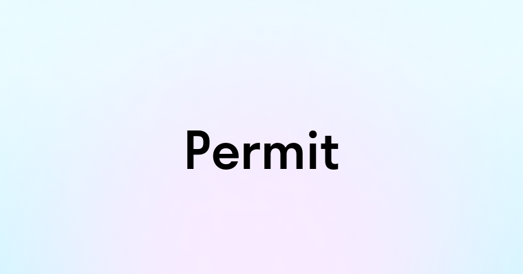 Permit