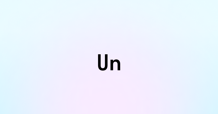 Un