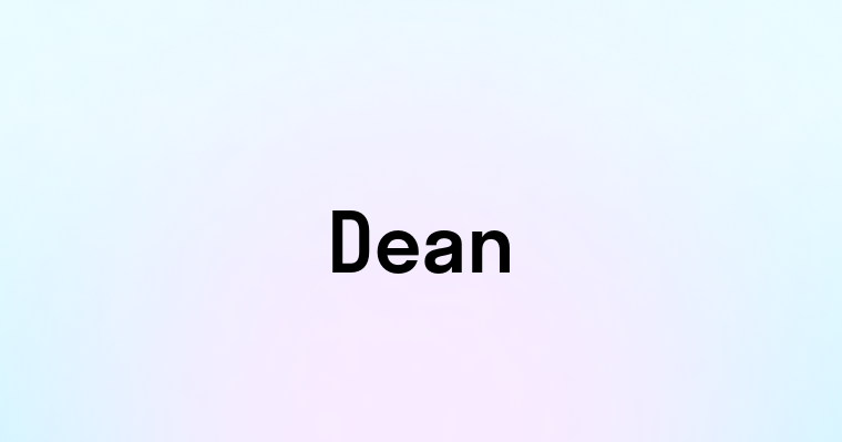 Dean