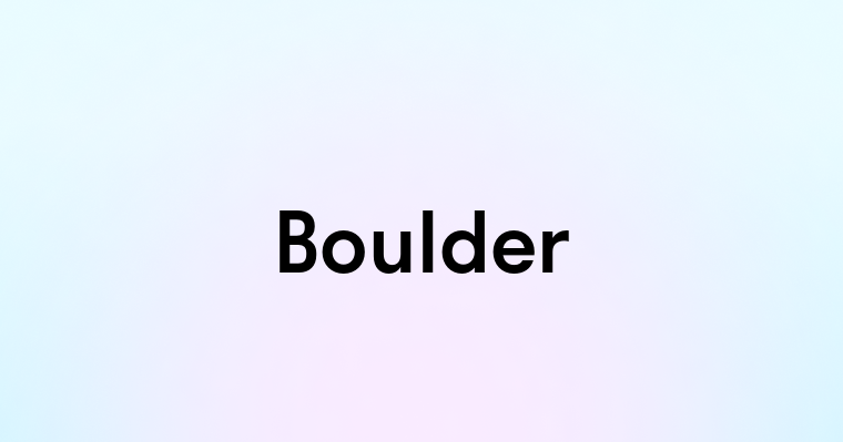 Boulder