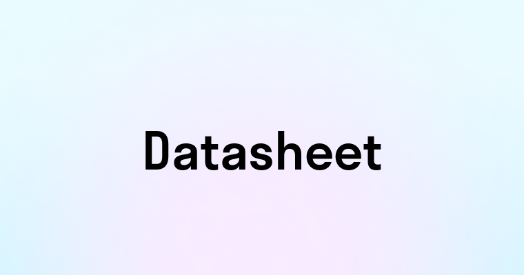 Datasheet